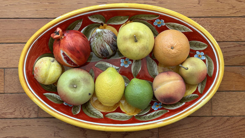 Italian Carrara Marble Fruit